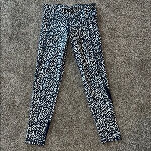 Old Navy Kids Leggings - navy and White Pattern